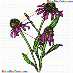 Flowers 125 Embroidery Design