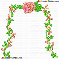 Flowers 201 Embroidery Design