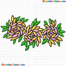 Flowers 205 Embroidery Design