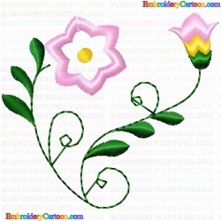 Flowers 21 Embroidery Design