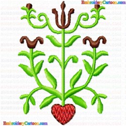 Flowers 221 Embroidery Design