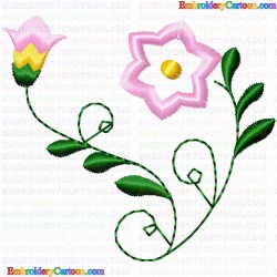 Flowers 23 Embroidery Design