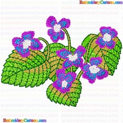 Flowers 249 Embroidery Design