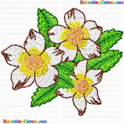 Flowers 256 Embroidery Design