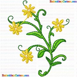 Flowers 265 Embroidery Design