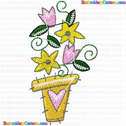 Flowers 366 Embroidery Design