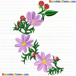 Flowers 417 Embroidery Design