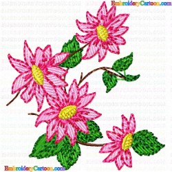 Flowers 433 Embroidery Design