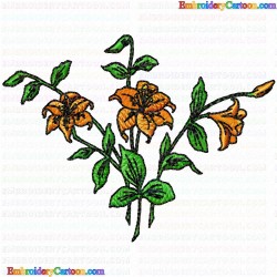 Flowers 450 Embroidery Design