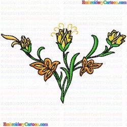 Flowers 453 Embroidery Design