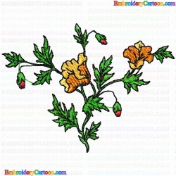 Flowers 455 Embroidery Design