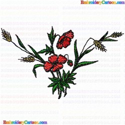 Flowers 456 Embroidery Design