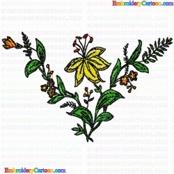 Flowers 457 Embroidery Design