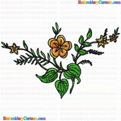 Flowers 462 Embroidery Design