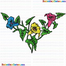 Flowers 463 Embroidery Design