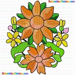 Flowers 521 Embroidery Design