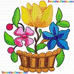 Flowers 522 Embroidery Design