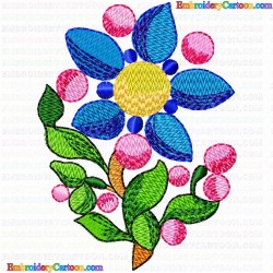 Flowers 523 Embroidery Design