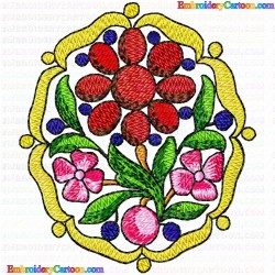 Flowers 529 Embroidery Design