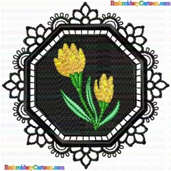 Flowers 551 Embroidery Design