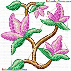 Flowers 55 Embroidery Design