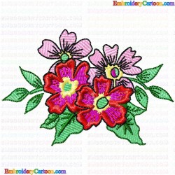 Flowers 597 Embroidery Design