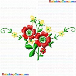 Flowers 602 Embroidery Design