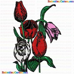 Flowers 607 Embroidery Design