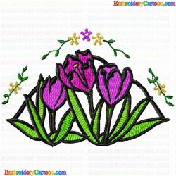 Flowers 612 Embroidery Design