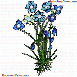 Flowers 623 Embroidery Design