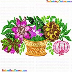 Flowers 640 Embroidery Design