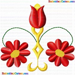 Flowers 66 Embroidery Design