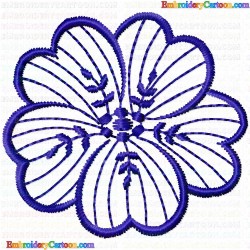 Flowers 677 Embroidery Design