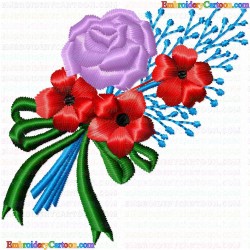 Flowers 6 Embroidery Design