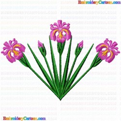 Flowers 711 Embroidery Design