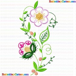 Flowers 719 Embroidery Design