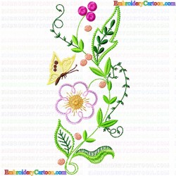 Flowers 721 Embroidery Design