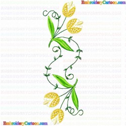 Flowers 722 Embroidery Design