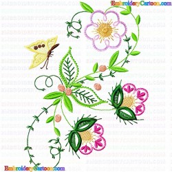 Flowers 724 Embroidery Design