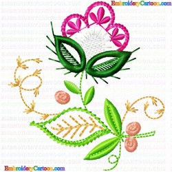 Flowers 730 Embroidery Design