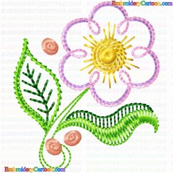 Flowers 732 Embroidery Design