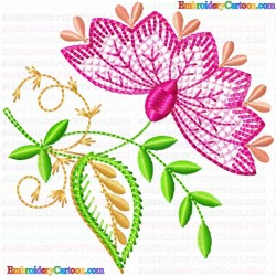 Flowers 734 Embroidery Design