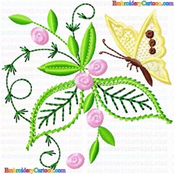 Flowers 736 Embroidery Design