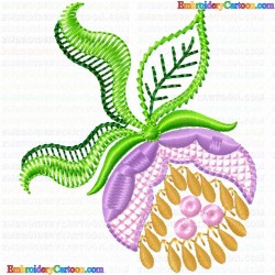 Flowers 745 Embroidery Design