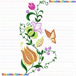 Flowers 748 Embroidery Design