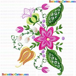 Flowers 753 Embroidery Design