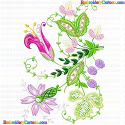 Flowers 755 Embroidery Design