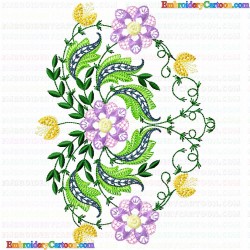 Flowers 758 Embroidery Design