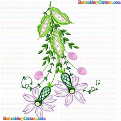 Flowers 761 Embroidery Design