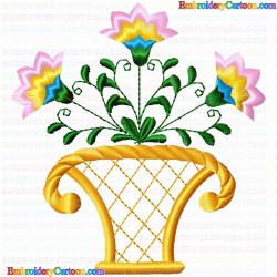 Flowers 763 Embroidery Design